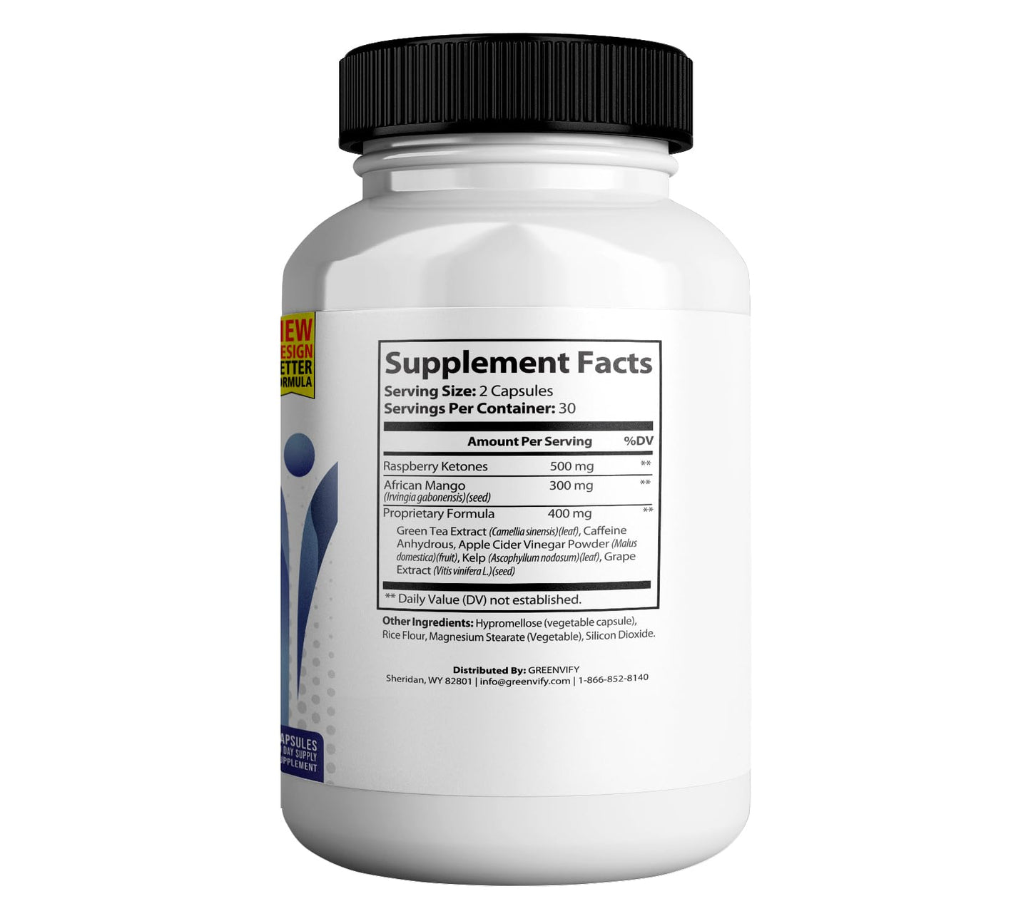GREENVIFY Aqua Spark Ice Water Max, Extra Strength Weight Management Supplement, 60 Capsules, with Raspberry Ketones and Green Tea Extract (2)