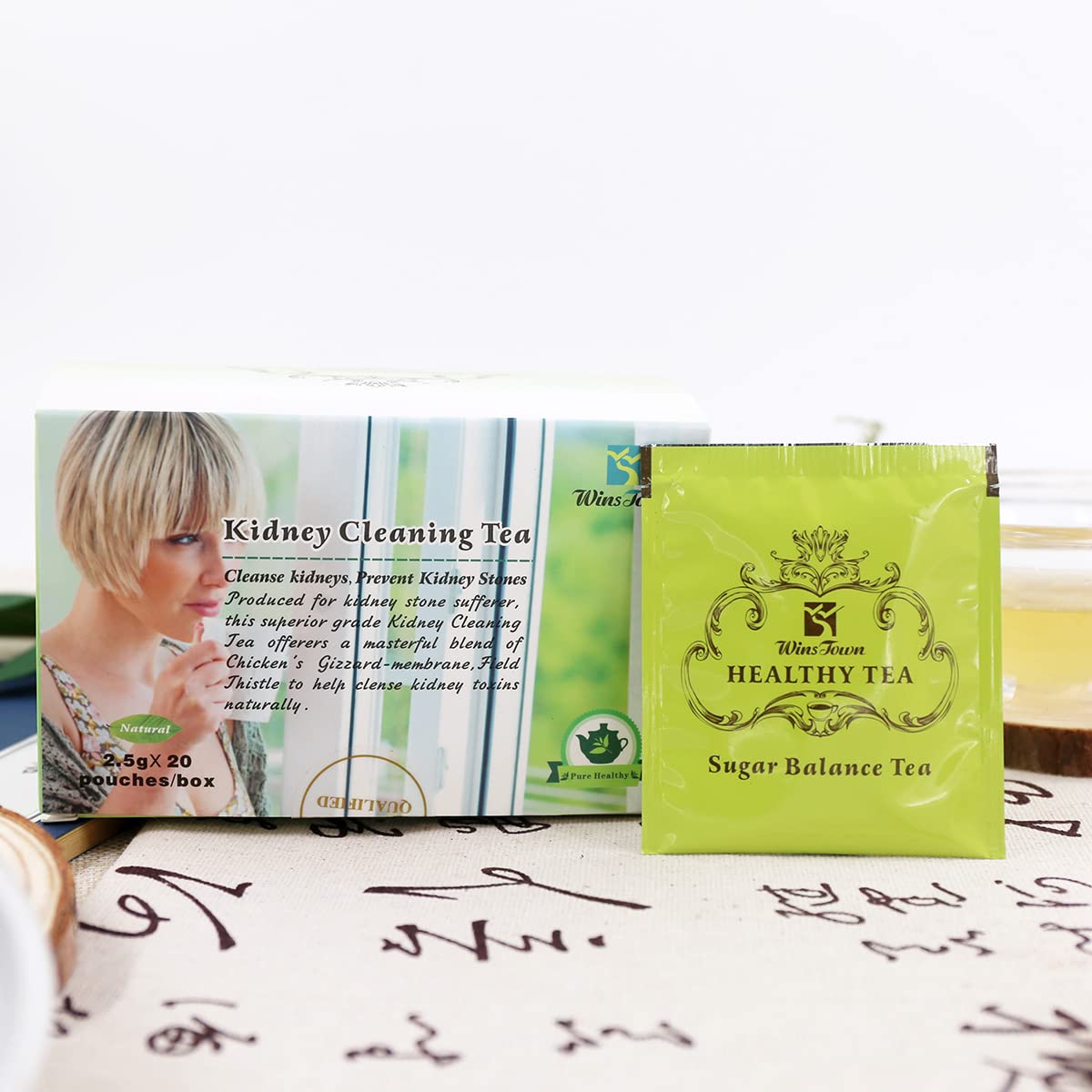 Wins Town Kidney Stones Cleaning Tea, Stone Breaker for Kidney Cleanse and Detox, 20 Teabags