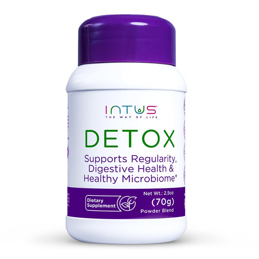 Intus Detox | Colon Cleanse and Liver Detox for Digestive Health | Ayurvedic Herbal Supplement to Support Gut Health, Chronic Constipation, Improve Digestion, and Provide Bloating Relief | 2.5 oz