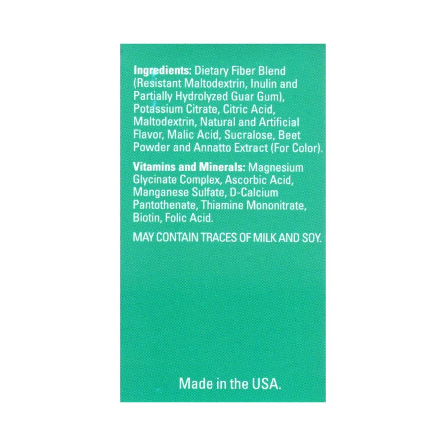 Nutmeg State Nutrition - Fulfill High Fiber Drink Mix, Low Calorie, Fat Free, Sugar Free, Naturally Flavored, Ideal Protein Compatible, Aspartame Free, 10 Servings Per Box (Mixed Fruit)