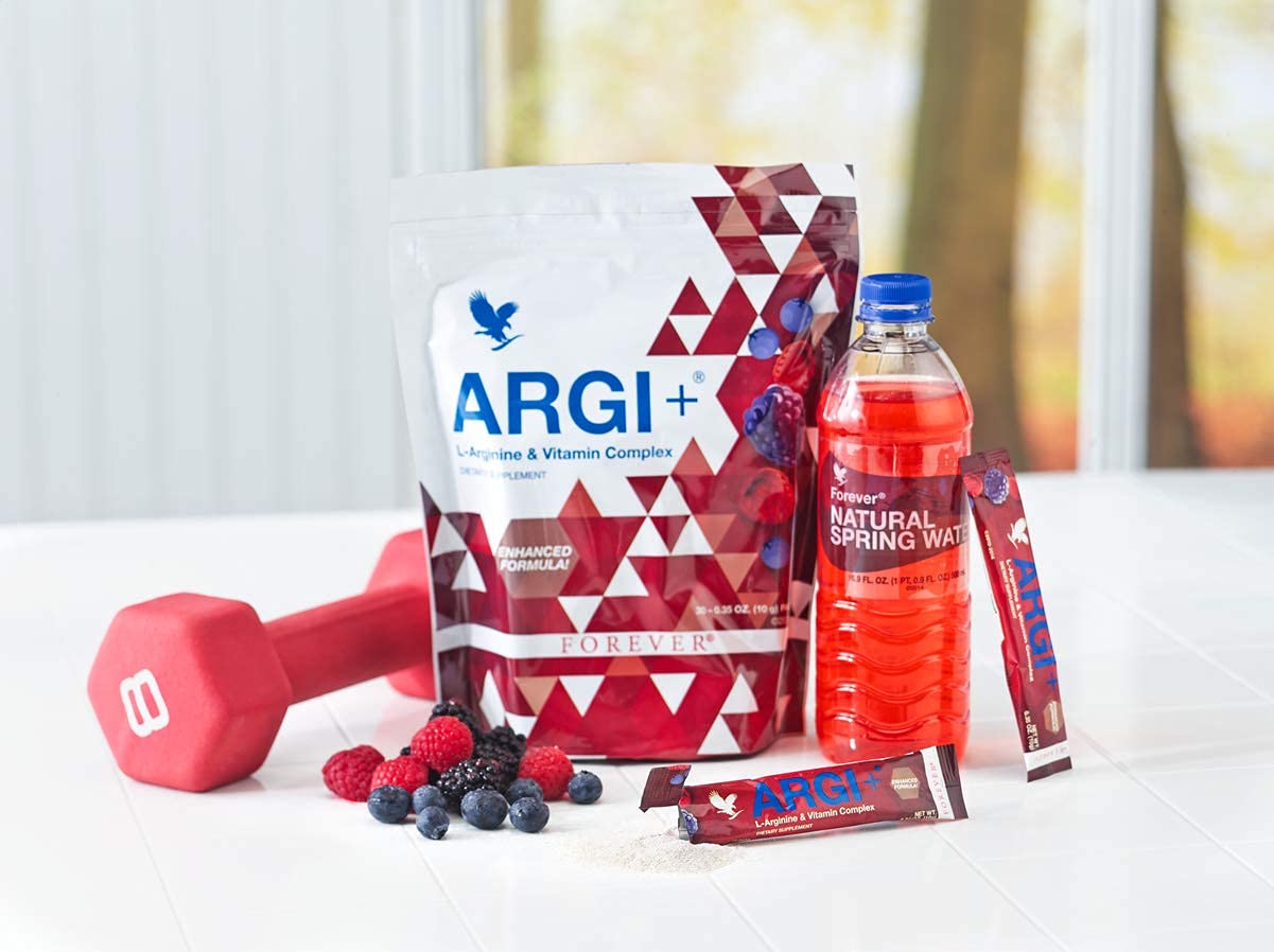 Forever Living - Forever Argi+ and Vitamin Complex - L-Arginine Supports The Body in Producing Nitric Oxide (30 Packets)
