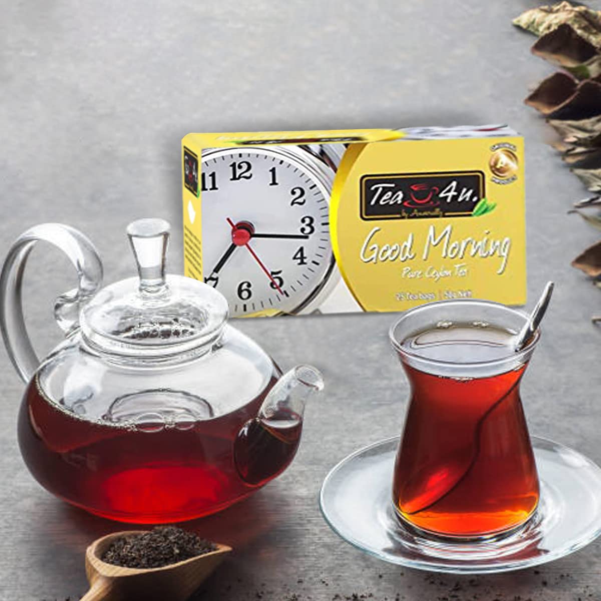 Tea4U Good Morning Tea  Pure Ceylon Tea  2g x 25 Tea Bags