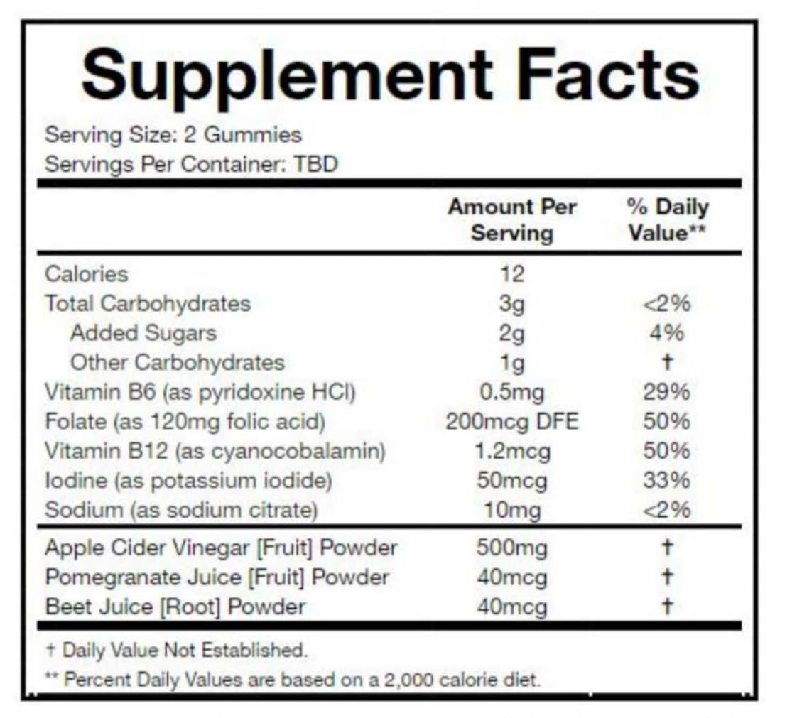Mega Hits Rapid Ripped Keto ACV Gummies, 60 Count, 1 Pack