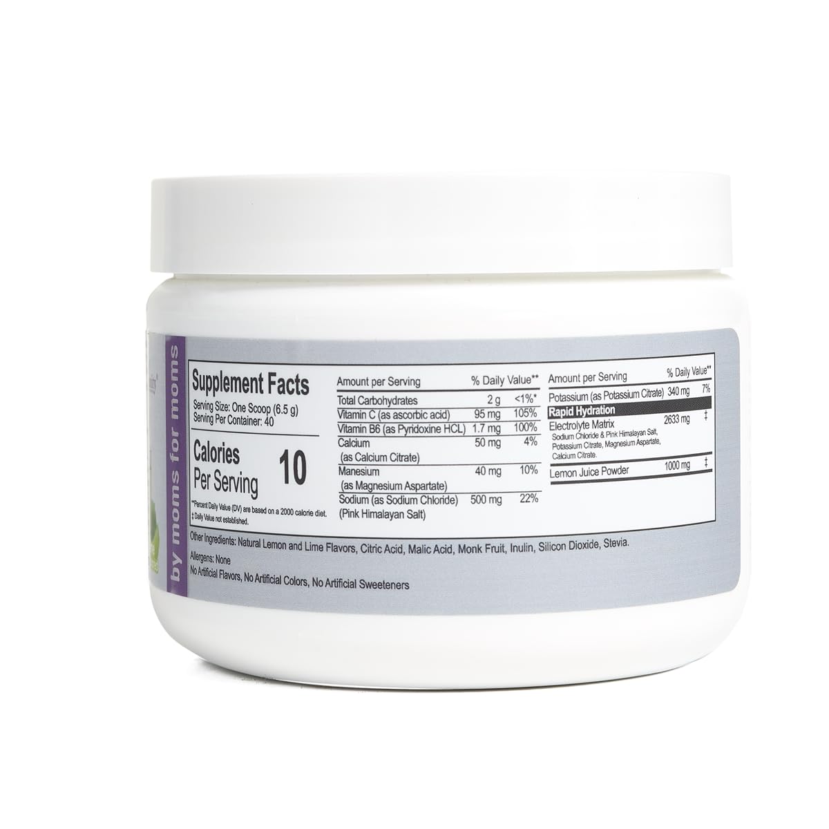 Momsanity - Electrolytes Hydrate and Replenish | 260g (Lemon Lime)