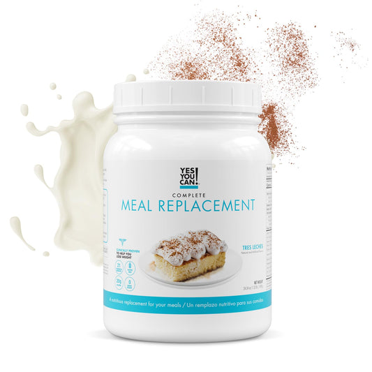 Yes You Can! Complete Meal Replacement - 15 Servings, 20g of Protein, 0g Added Sugars, Over 20 Vitamins and Minerals - All-in-One Nutritious Meal Replacement Shake (Tres Leches)