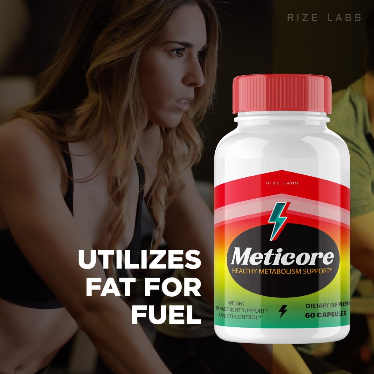 rize labs - Meticore Weight Loss Supplement, Total Body Wellness Capsules, Used to Unlock The Path to a Healthier Living, for a Leaner Figure (300 Capsules)