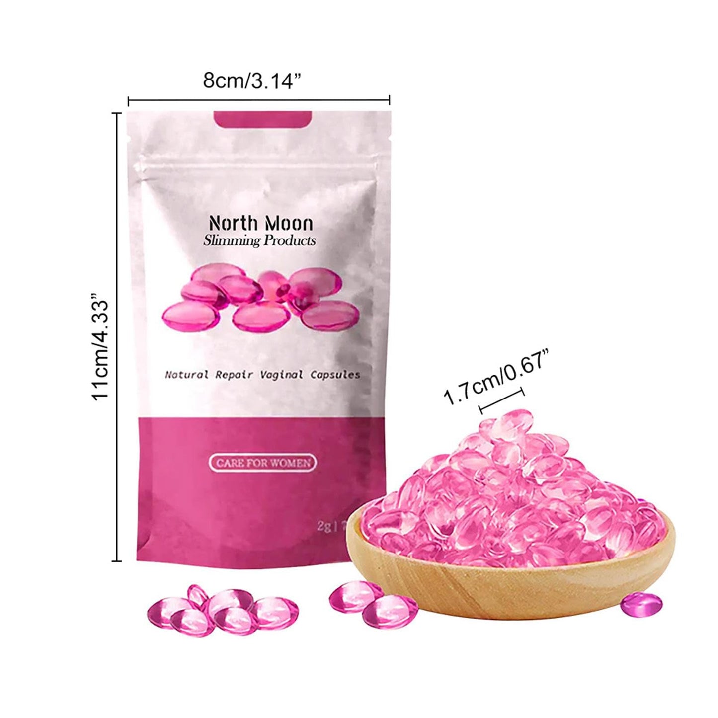 SUERGHWAX Instant Anti-Itch Detox Products,Weight Loss Detox Slimming Firming Natural Capsules,Repair Pink and Tender Capsules