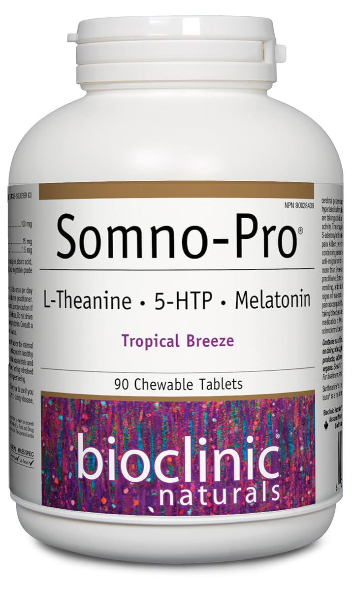 Bioclinic Naturals - Somno-Pro Tropical Breeze - 90 Chewable Tablets