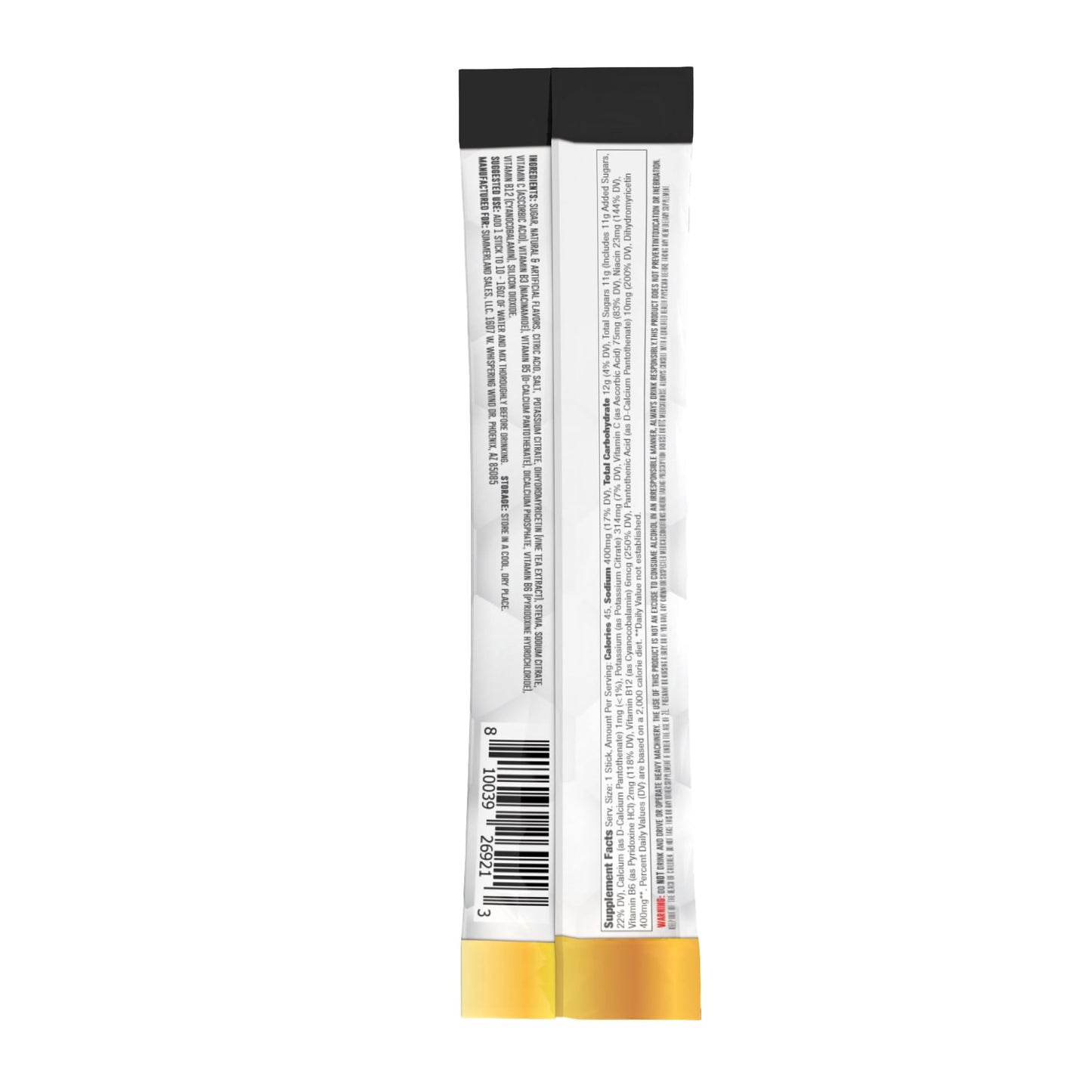 Stinger Detox Anti-Buzz Post-Celebration, Hydration & Multivitamin Packet Drink Mix | DHM, VIT. B Complex, Riboflavin, Niacin + Electrolytes | Tropical Punch 1 Pack (6 Servings)