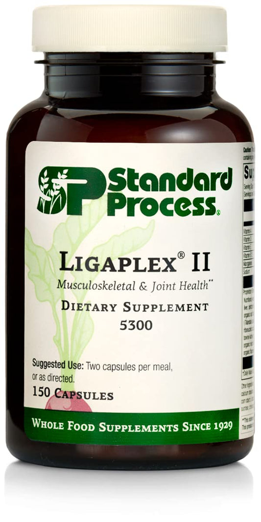 Standard Process Ligaplex II - Joint & Bone Support - Manganese Supplement with Vitamin B12, A & D - Skeletal System & Joint Support Supplement - 150 Capsules
