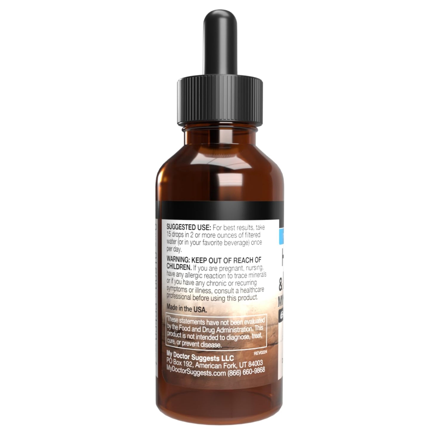 Humic & Fulvic Acid Supplement - Enhanced Nutrient Absorption & Detox, 2oz Liquid - Optimal Wellness Formula