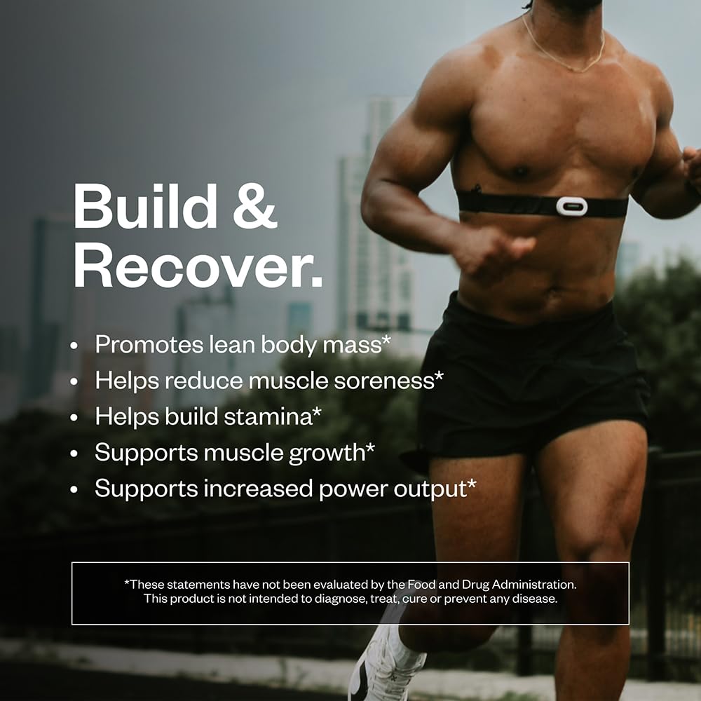 RNWY 25g Acai Protein + 5g Creatine Powder, Vegan Plant-Based Protein with Digestive Enzymes to Build & Recover, 21 Servings