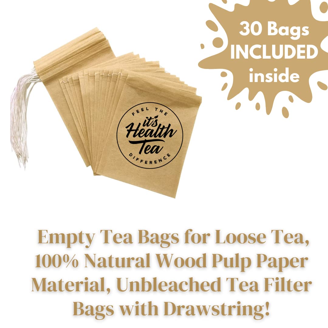 Boldo Tea (Includes filitered tea bags) for Liver Detox, Gallbladder Booster & Support - Gluten & Caffeine Free - (Loose Leaf)