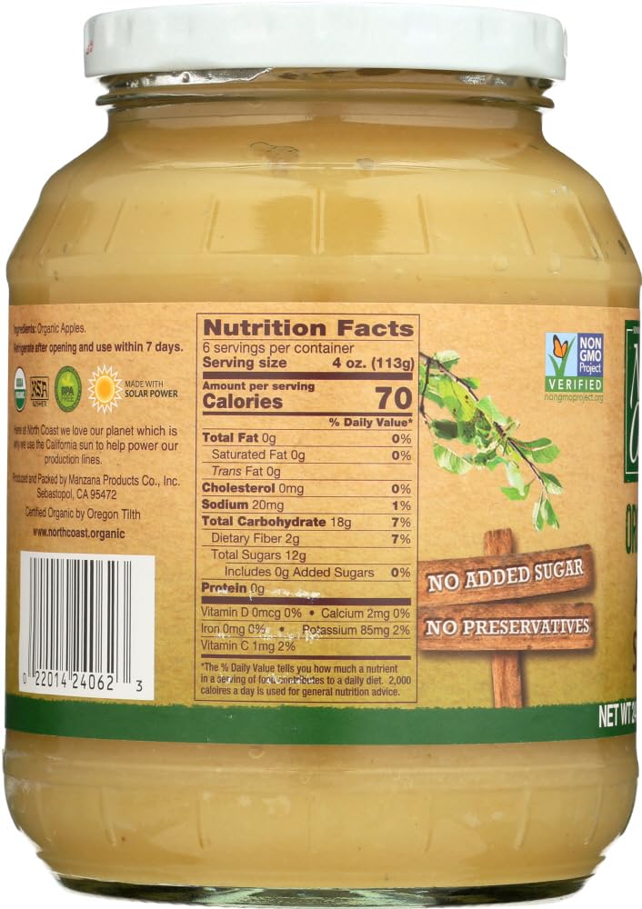 North Coast Applesauce Jar Org