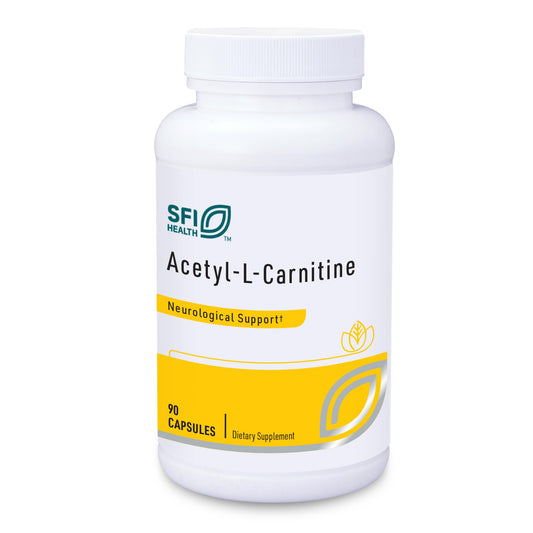 Klaire Labs Acetyl-L-Carnitine 500 mg - Hypoallergenic Acetyl L-Carnitine Supplement - Promotes Cognitive Health, Energy Production & Brain Support (90 Capsules)
