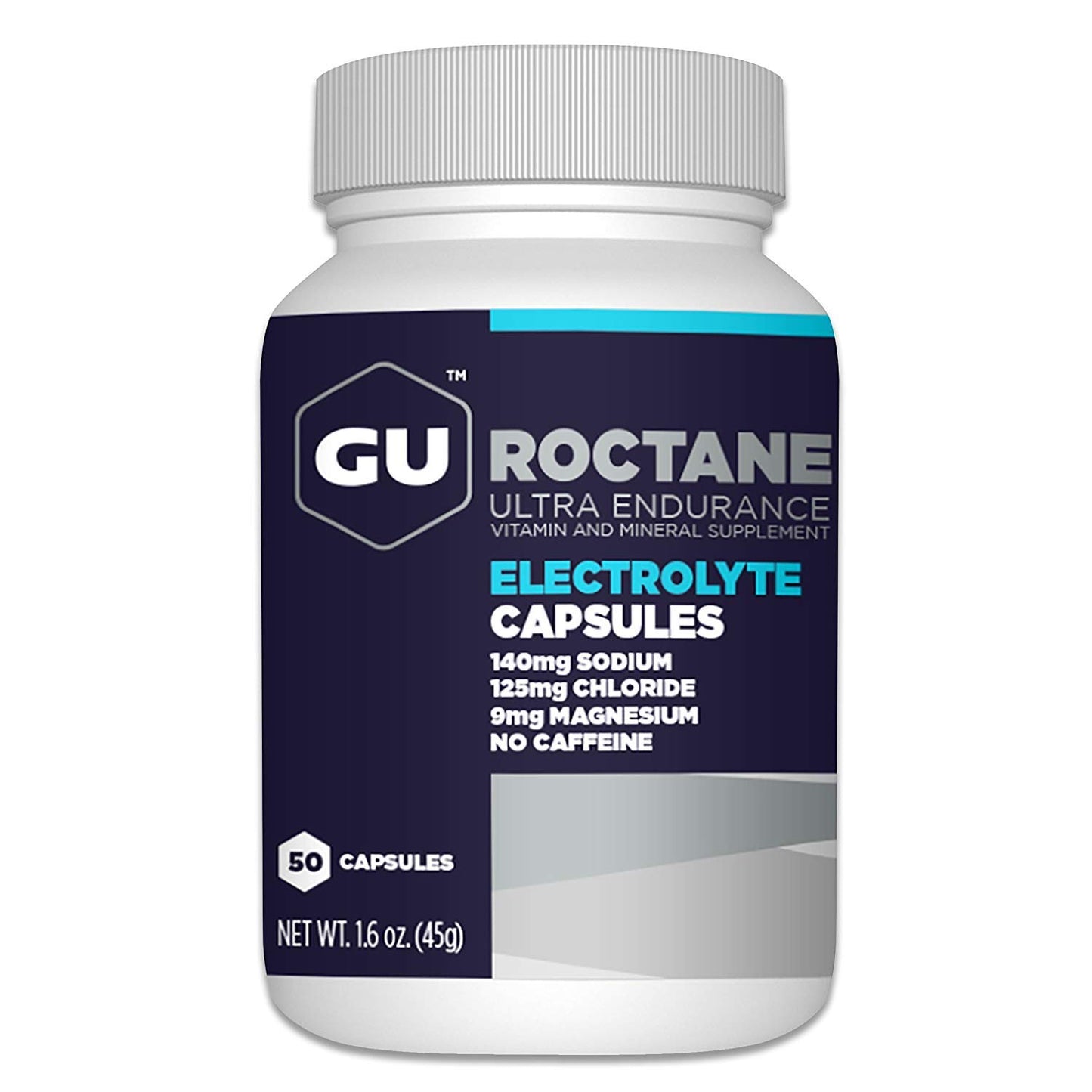 GU Energy Roctane Ultra Endurance Electrolyte Capsules,Informed Choice, Energy for Before, During or After Any Workout, 50-Count Bottle