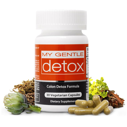 My Gentle Detox Poop Pills - Constipation Relief for Women & Men - All-Natural Colon Detox Cleanse Supplement for Regularity, Bloat & Gas Relief - Start Pooping in 1 Day (30 Ct)