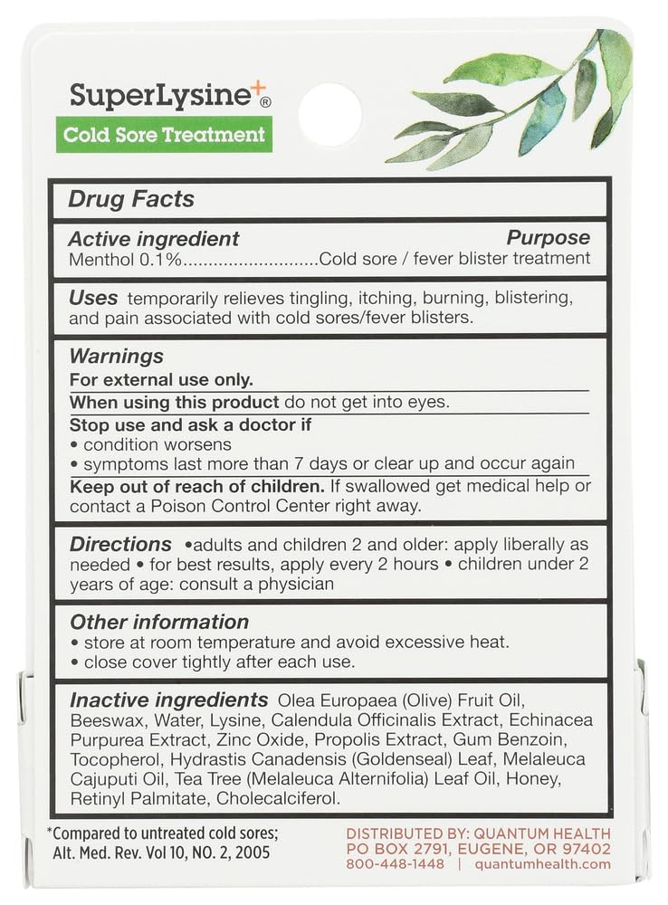 Quantum Health Super Lysine + Cream (1x7 GM)