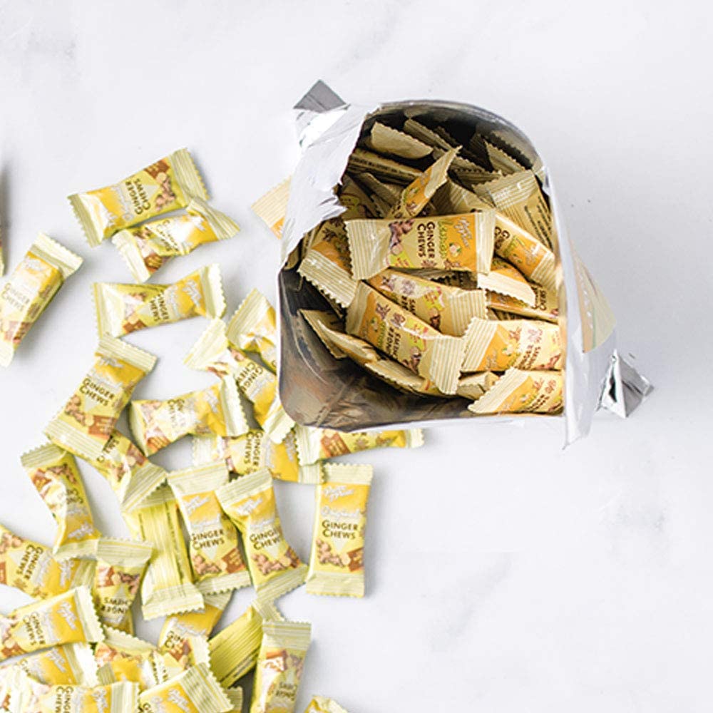 Prince of Peace Ginger Chews Original 1 lb Candied Ginger Natural Ginger Chews Candy Candy Pack