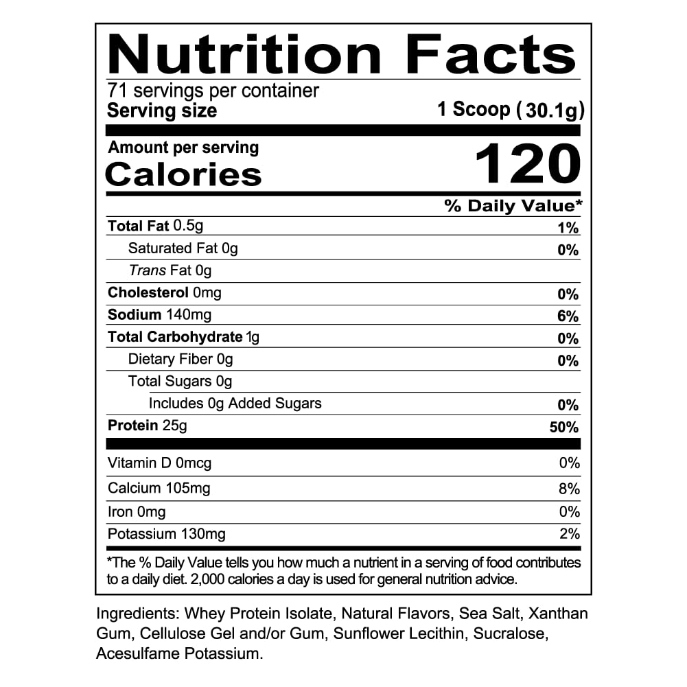 REDCON1 Isotope 100% Whey Isolate, Vanilla - Keto Friendly Whey Protein Powder - Low Carb + Zero Sugar Whey Protein Isolate - Keto Protein Powder (71 Servings)
