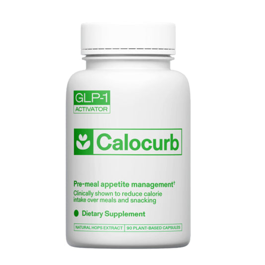 Calocurb Calorie Control Supplement, 6X Natural GLP-1 Activator, 90 Count (1 Month Average Supply) Plant Based Dietary Amarasate GLP 1 Supplement, Patented Formula, Manages Appetite, Hunger & Cravings