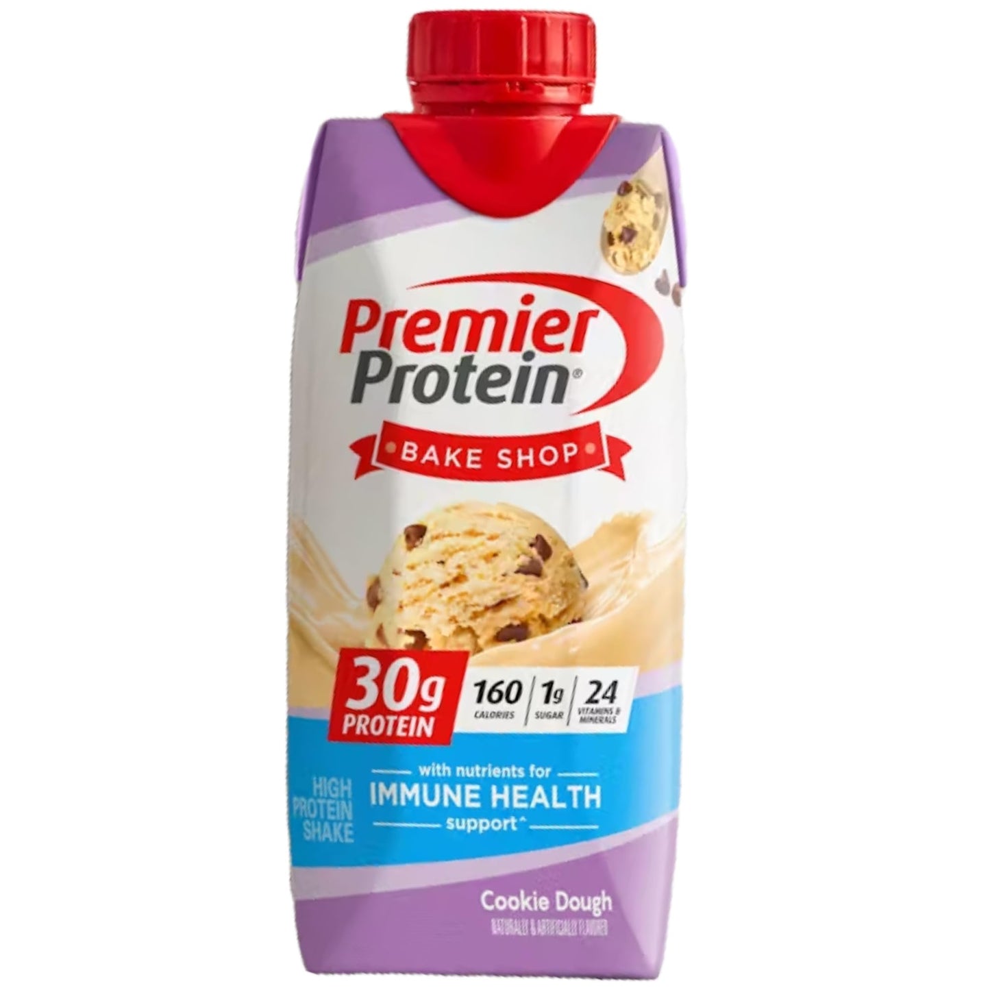 Protein Snacks Bundled with Premier Shakes Nutrition Ready to Drink Protein 30g Shakes Cookie Dough 11Fl oz 6 Pack  Every Order is Elegantly Packaged in a Signature BETRULIGHT Branded Box