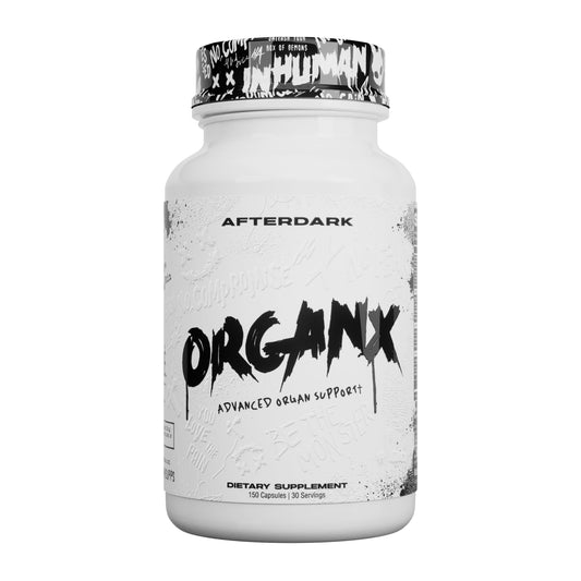 AFTERDARK OrganX Organ Support, Comprehensive Supplement, Promotes Healthy Heart, Liver, Kidneys, Stomach, Brain, Skin, and Lung Function, Advanced Detoxification and Wellness Formula (150 Capsules)