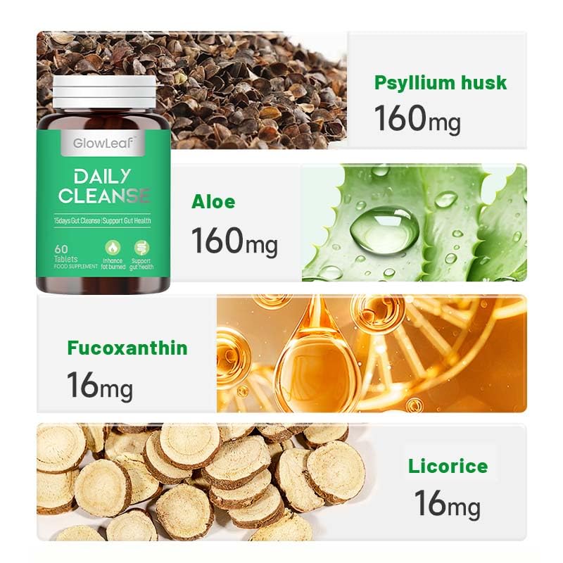 isheep Daily Cleanse Acne Supplement - Gut Cleanse Detox for Clear Skin with Organic Algae, Detoxifying Herbs,Clear Skin Supplement (60 Capsules)