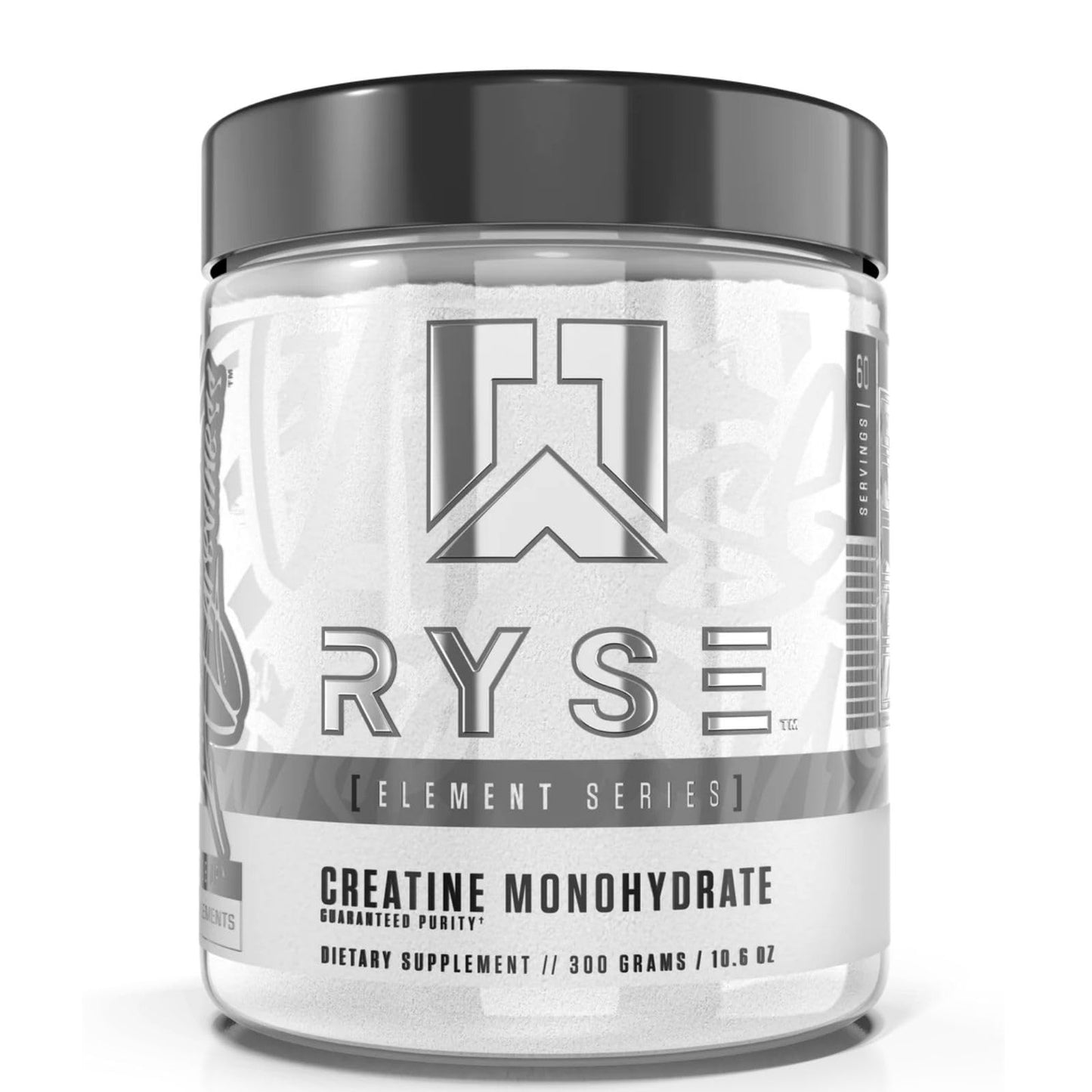 Ryse Element Series Creatine Monohydrate Powder - Unflavored - Supports Lean Muscle Growth, Strength, Power, and Endurance - Helps Reduce Fatigue and Improve Workout Recovery - 60 Servings