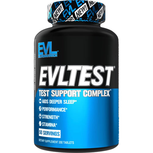 EVL Testosterone Booster for Men - Post Workout Recovery Testosterone Support Supplement with DIM Plus D Aspartic Acid and Fenugreek and Tribulus - EVLTest for Men Post Workout Supplement