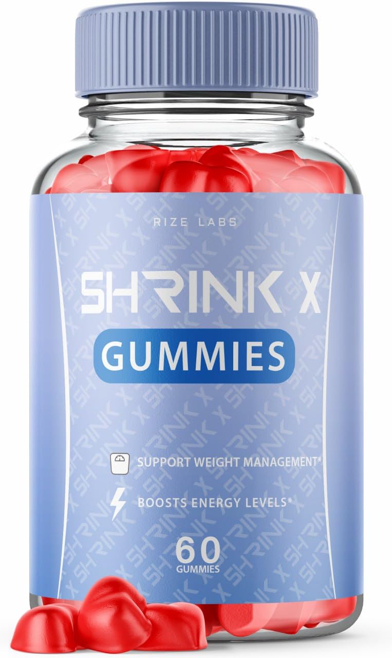 rize labs Shrink X - Shrink X Gummies Weight Loss, Shrink X Keto ACV Supplement, Keto + ACV Gummy, Shrink X Maximum Strength Belly Fat Gomitas, ShrinkX Gummy Bears Reviews (60 Gummies)