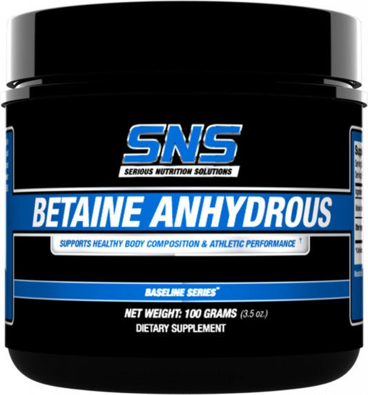 Serious Nutrition Solution Betaine Anhydrous Dietary Supplement, 100 Gram