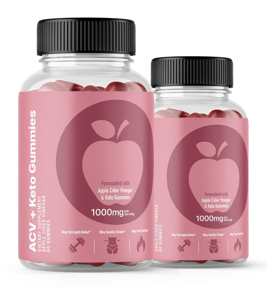 (2 Pack) Svelte ACV Gummies Advanced Formula, Svelte Gummies 1000mg, 120 Gummies
