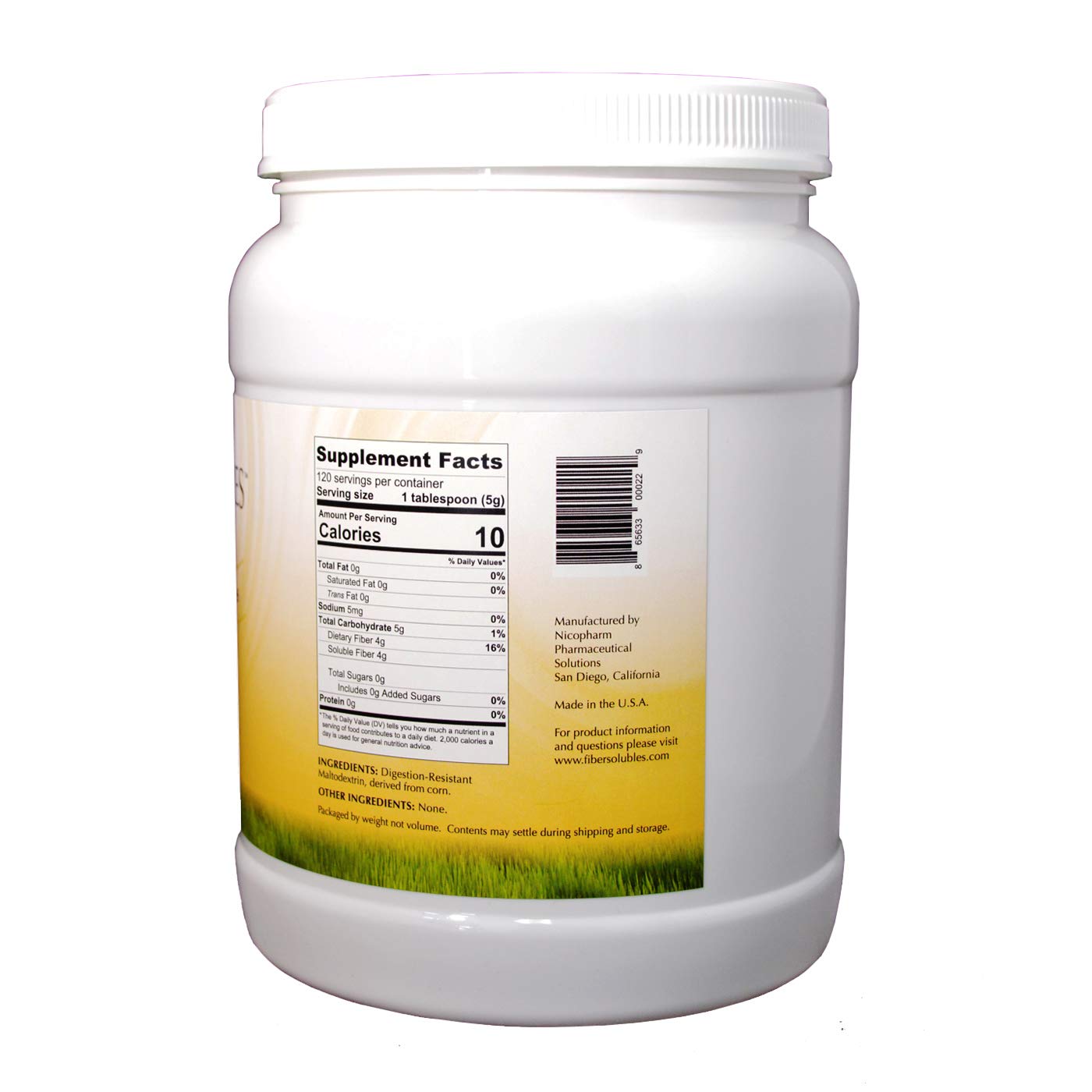 Fibersolubles Fastest Dissoving Soluble Fiber