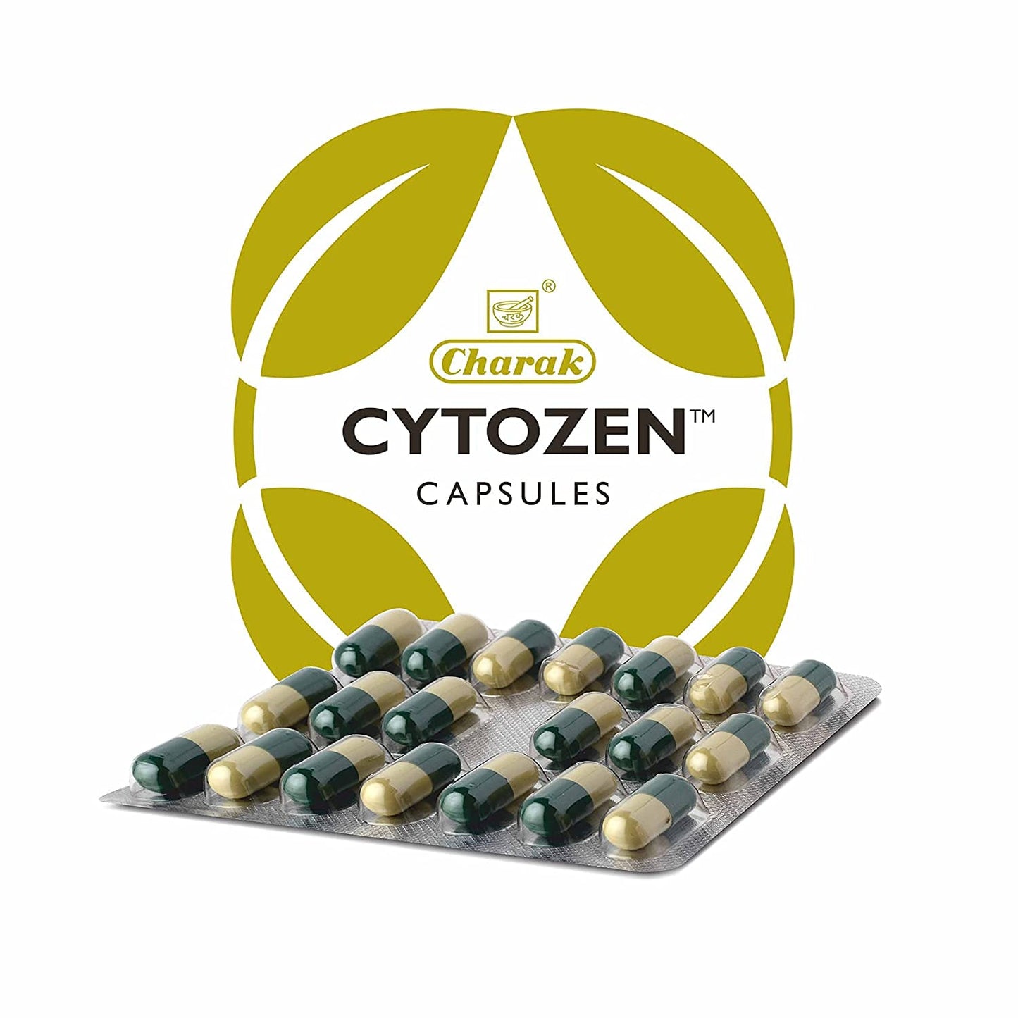 A.K. Charak Pharma Cytozen Capsule for Liver health and detox - 20 Capsules (Pack of 2)