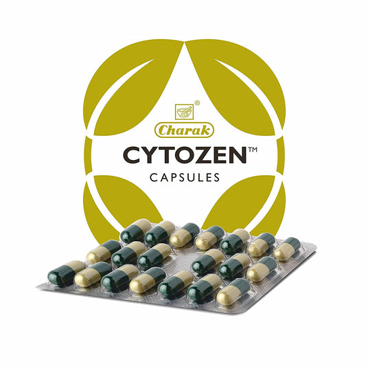 A.K. Charak Pharma Cytozen Capsule for Liver health and detox - 20 Capsules (Pack of 2)