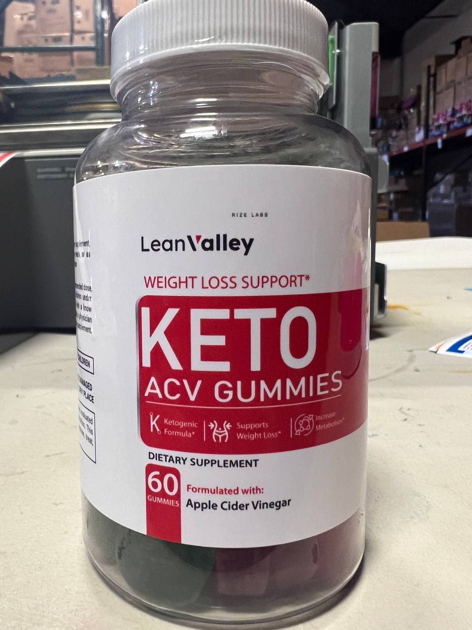 rize labs - Lean Valley Keto ACV Gummies Apple Cider Vinegar Advanced Gummies (120 Gummies) (Pack of 2)