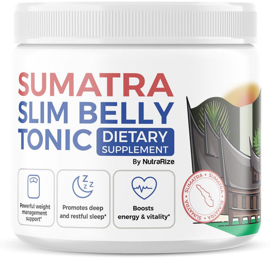 NutraRize Sumatra Slim Belly Tonic Powder - Dietary Supplement, All-Natural Maximum Strength Powder, Reviews (1 Pack)