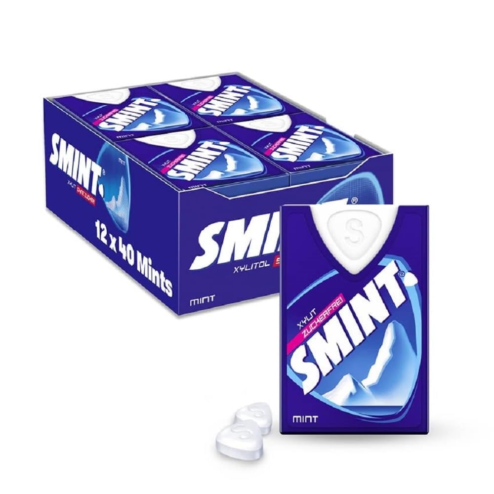 Smint Dental Mint Flavour Sugar Free with Xylitol 8g 12 Matches Box