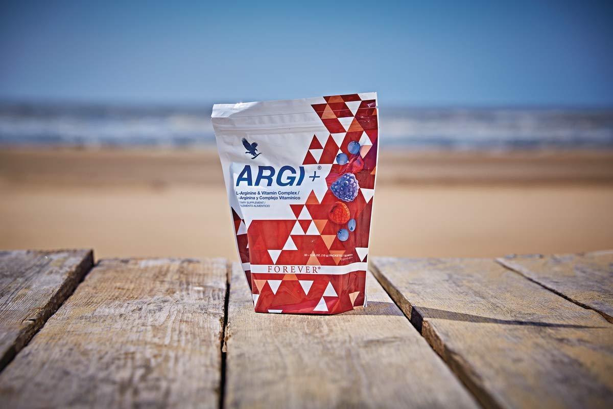 Forever Living - Forever Argi+ and Vitamin Complex - L-Arginine Supports The Body in Producing Nitric Oxide (30 Packets)