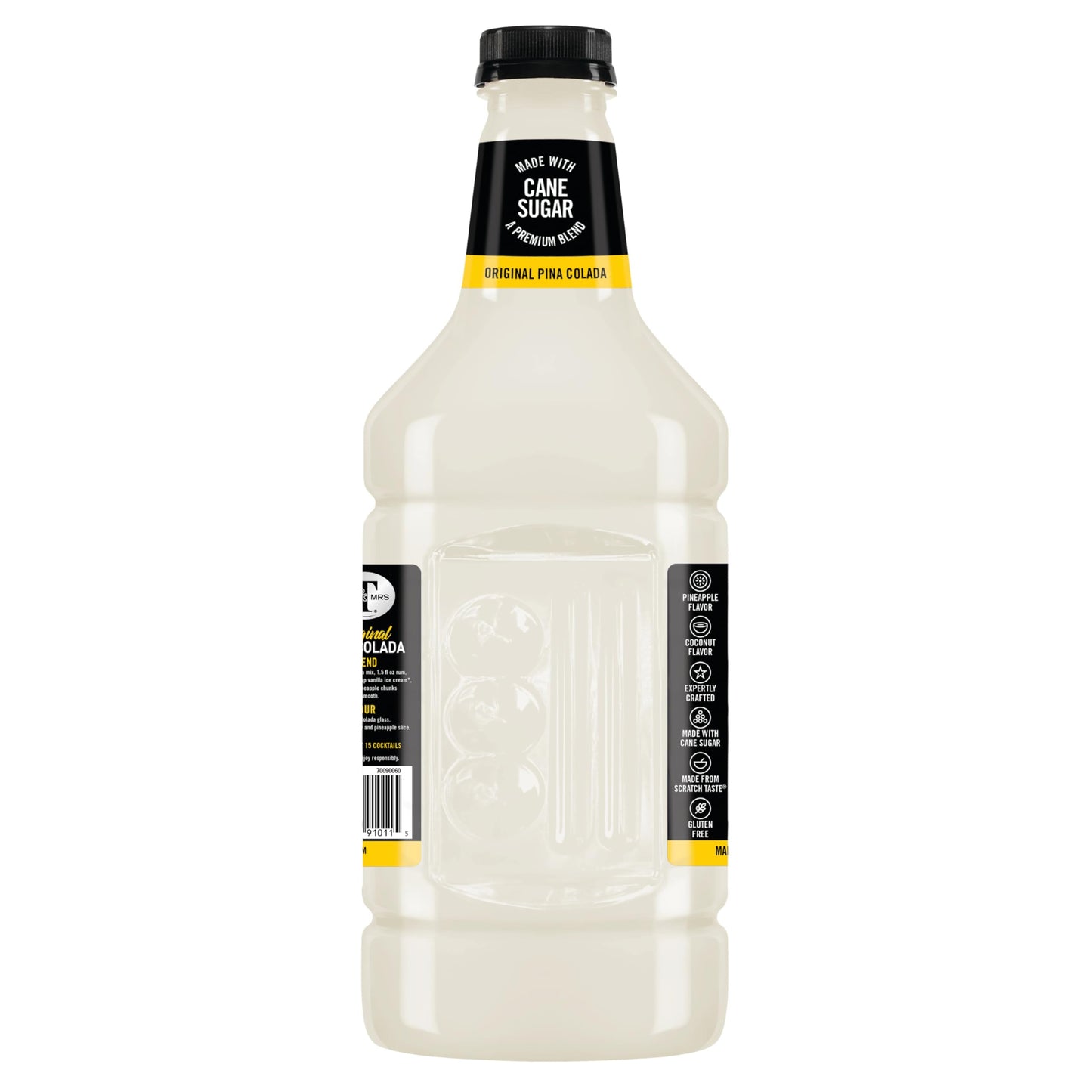 Mr  Mrs T Pina Colada Mix 175 L bottle Pack of 6 Pineapple and Coconut Blend Flavored Cocktail Mixer Made with Cane Sugar Perfect for Traditional Pina Colada and Mocktail Drinks