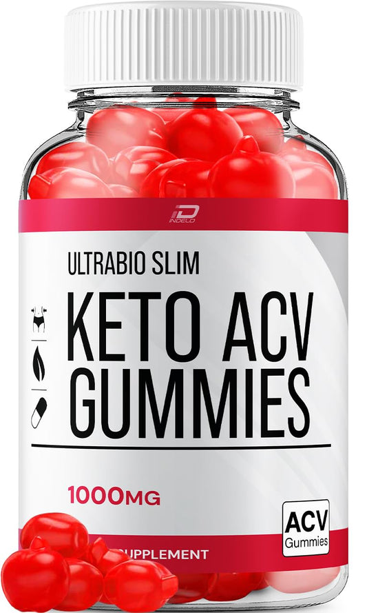 Ultra Bio Slim Keto Plus ACV Gummies Dietary Supplement - UltraBio Slim Keto Apple Cider Vinegar Gummies Reviews, Maximum Strength BioSlim Gummies for Advanced Weight Management (1 Pack - 60 Gummies)