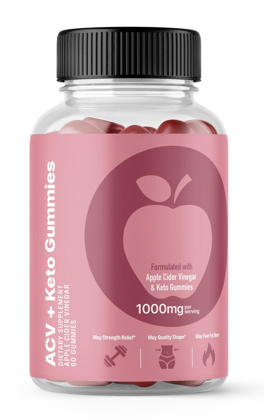 Svelte ACV Gummies Advanced Formula, Svelte Gummies 1000mg, 60 Gummies