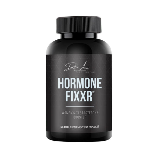 Fixxr Hormone Support by Dr. Amie | Women's Testosterone Booster | 30 Day Supply, 90 Capsules