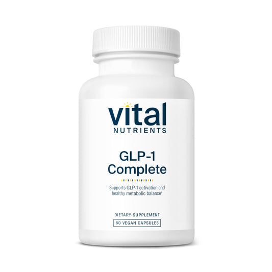 Vital Nutrients GLP-1 Complete | GLP-1 Probiotic, Prebiotic, Postbiotic + Hops Extract | Fast-Acting GLP-1 Activators Helps Curb Cravings | Vegan, Dairy & Gluten Free | 60 Capsules