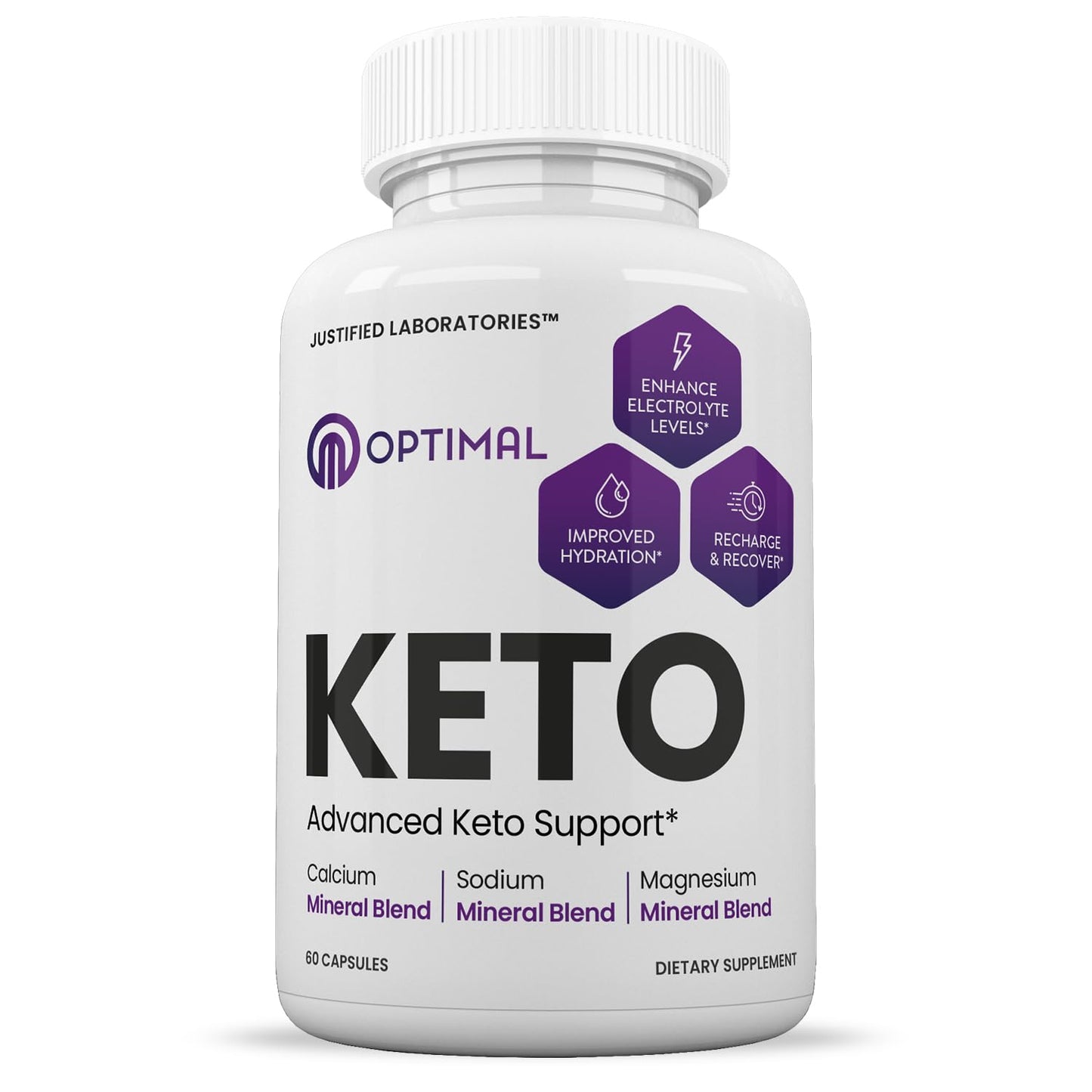 Optimal Keto Pills 1275MG New & Improved Formula Contains Apple Cider Vinegar Extra Virgin Olive Oil Powder Green Tea Leaf 60 Capsules