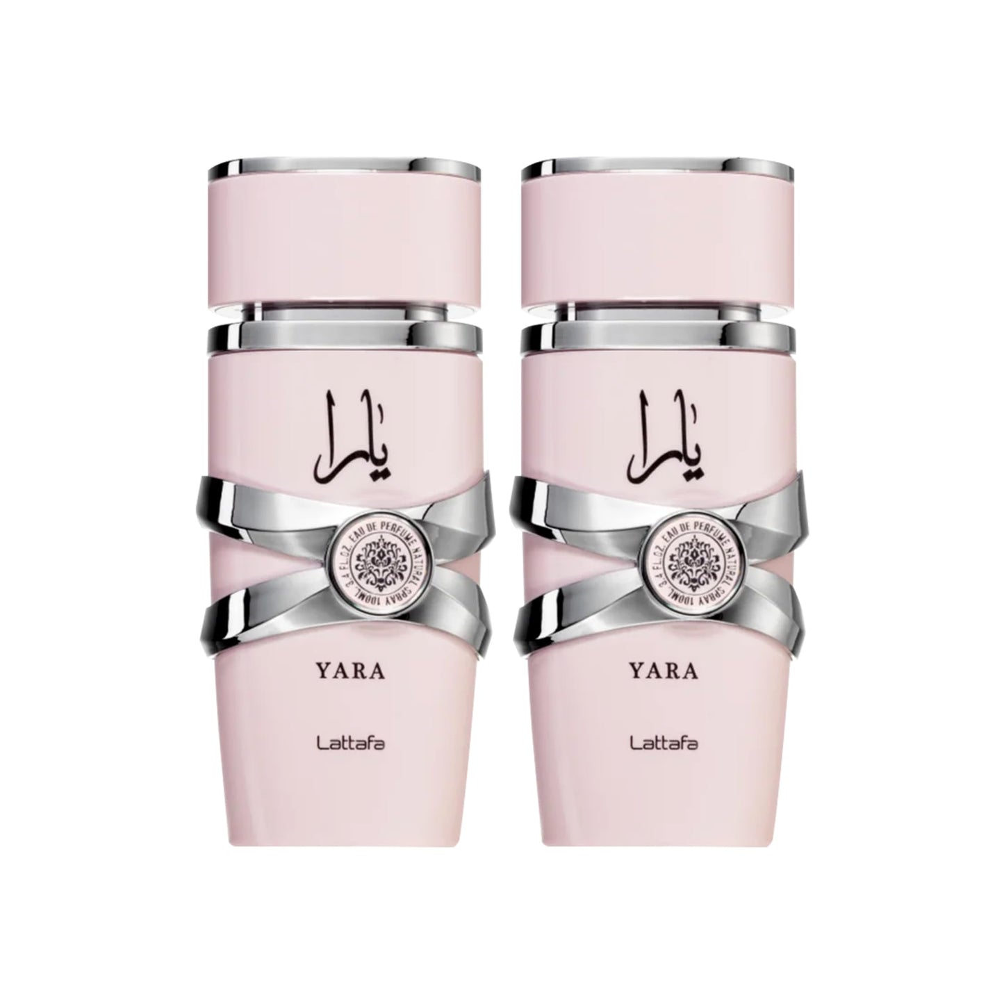 Lattafa Yara for Women Eau de Parfum Spray, 3.4 Ounce (Pack of 2)
