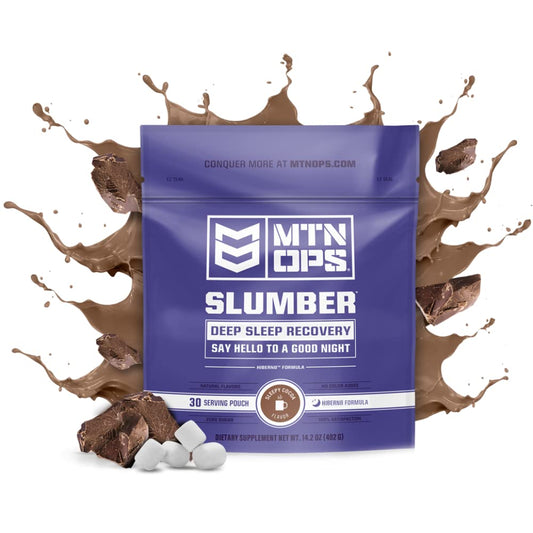 MTN OPS Slumber Deep Sleep Aid & Muscle Recovery Supplement - 30 Servings, Sleepy Cocoa