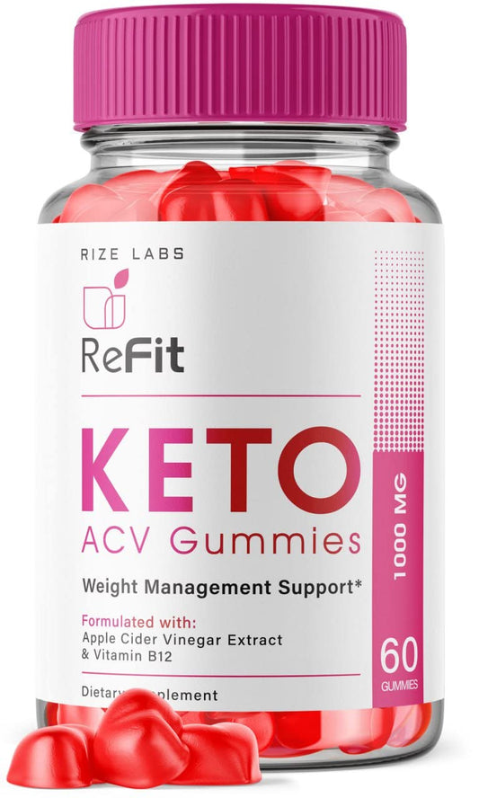 Refit Keto Gummies - Refit Keto ACV Gummies for Advanced Weight Loss Refit Keto Gummies with Apple Cider Vinegar Supplement Belly Fat Extra Strength Gomitas (60 Gummies)