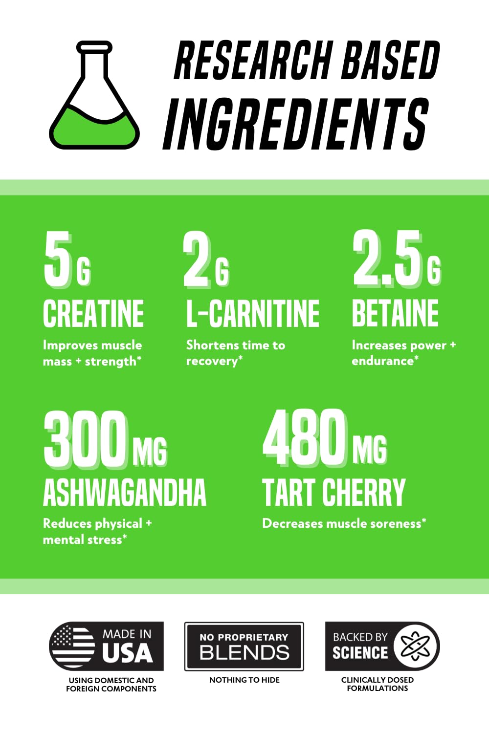 Outwork Nutrition Recovery Supplement, Post Workout Recovery Powder & Muscle Builder for Men and Women, Recharge Muscles After Gym, Backed by Science, Green Apple, 240 Gr